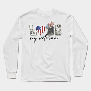 i love my veteran Long Sleeve T-Shirt